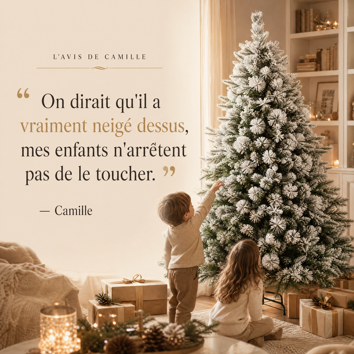 Sapin Enneigé Elvsta 135 cm