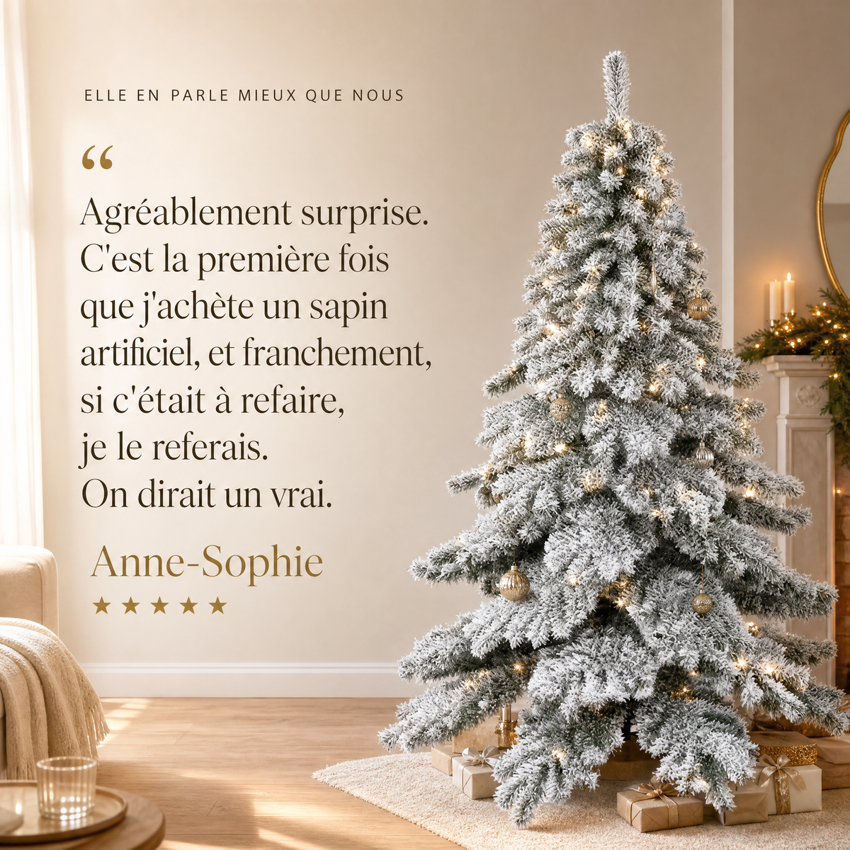Sapin Enneigé Isvik 180 cm