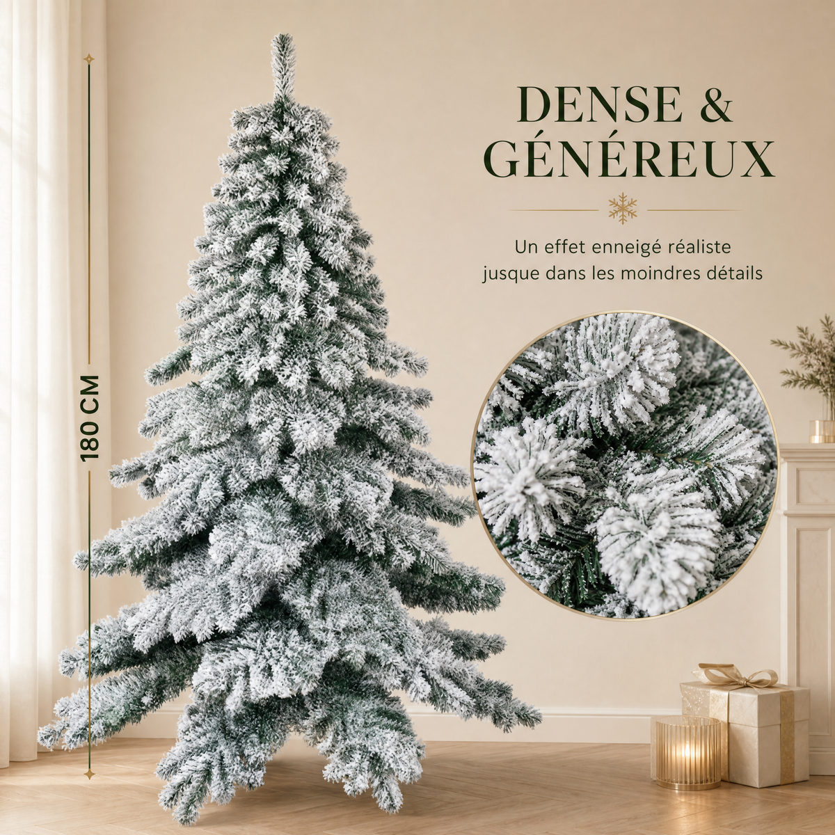 Sapin Enneigé Isvik 180 cm