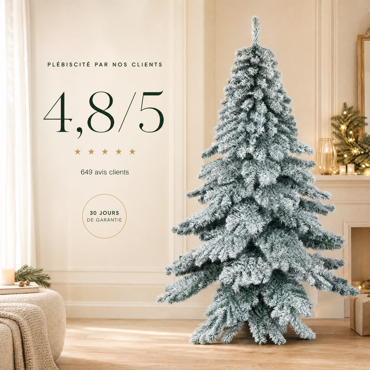 Sapin Enneigé Isvik 180 cm