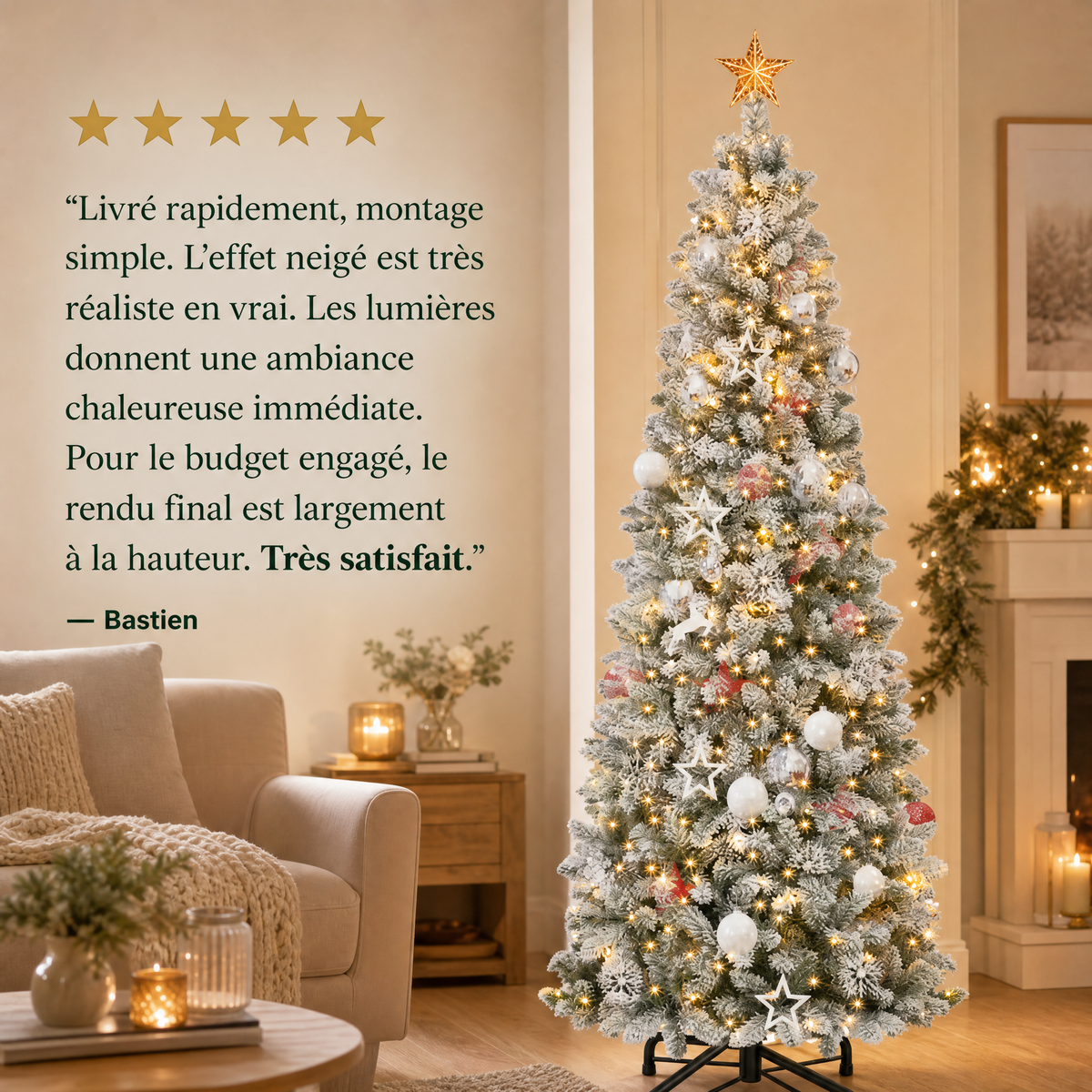 Sapin Slim Lumineux Lysvik